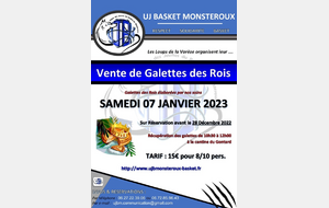 VENTE DE GALETTES DES ROIS